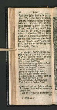 4. Hagar, die Verstossene.