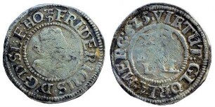 1/16 Taler, Hzgl. Schleswig-Holstein-Gottorpische Linie, Friedrich III. (1616 - 1659)