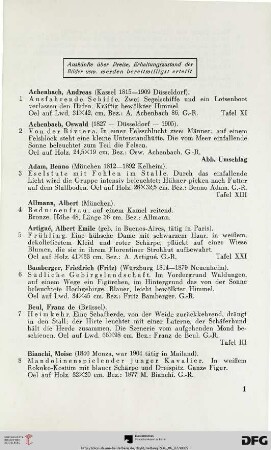 [Gemälde und Bronzen des 19. und 20. Jahrhunderts] (Nr. 1-121)