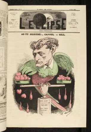 As-tu déjeuné?... Capoul, par Gill
