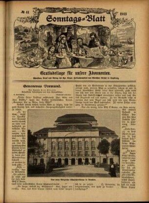 Ausgabe vom Sonntag, den 12. Oktober 1913.