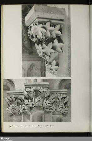 Naumburg. Dom, Kapitellgruppe vom Westlettner