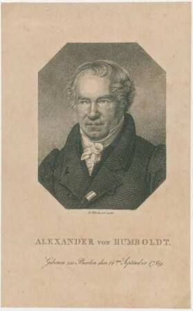 ALEXANDER VON HUMBOLDT.