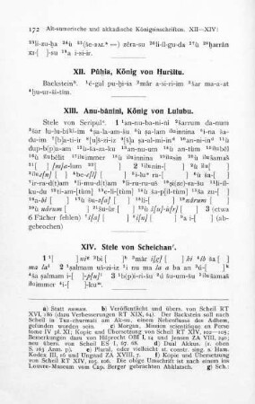 172/173, XIV. Stele von Scheichan