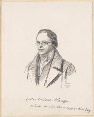 Bildnis Waagen, Gustav Friedrich (1794-1868), Kunsthistoriker