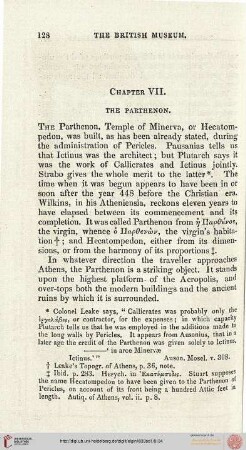 VII: The Parthenon