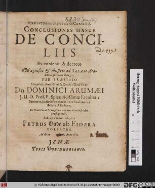 Conclusiones Hasce De Conciliis
