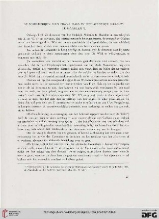 2.Ser. 4.1911: De Schilderijen van Frans Hals in het Stedelijk Museum te Haarlem