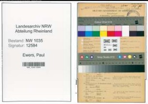 Entnazifizierung Paul Ewers , geb. 24.03.1913 (Bergrat)