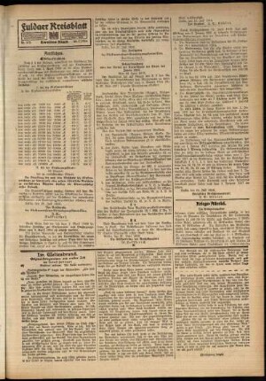 Zweite Ausgabe vom Samstag, den 29. Juli 1916.