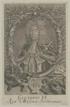 Bildnis des Georgius II. von England