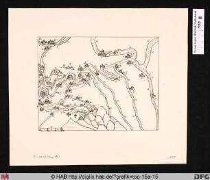 [Nicht naturgetreue Darstellung d. Landschaft zwischen Harz, Magdeburg und Celle].