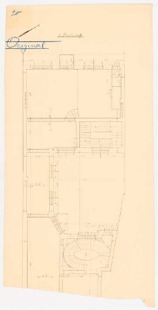 Etagenwohn- und Geschäftshaus Krausenstraße 40, Berlin: Grundriss 1.OG