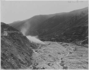 Bergbau Chuquiaguillo mit geologischen Orgeln
