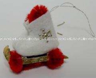 Schlittschuhe mit Chenilleband, Paar