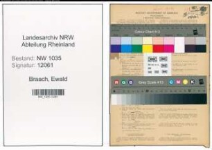 Entnazifizierung Ewald Braach , geb. 16.05.1898 (Kaufmaennischer Angestellter)