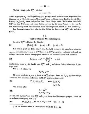 § 3. Vorbereitende Abschätzungen