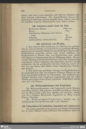 129. Schwarzer matter Lack für Holz