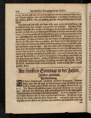 374-392, Am fünfften Sonntage in der Fasten, Judica genannt