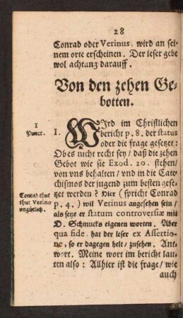 Von den zehen Gebotten.