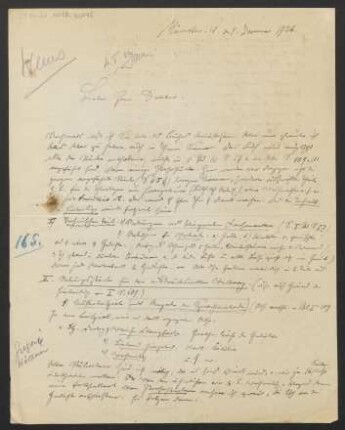 Brief an Ludwig Strecker an B. Schott's Söhne : 09.01.1926