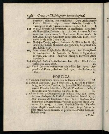 196-203, Poetica. - Adagiorum Scriptores.