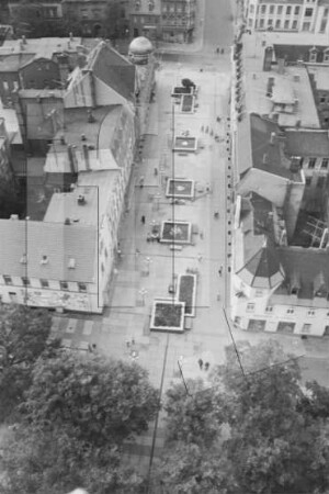 Poststraße in Bernburg : Blickrichtung Nordwesten