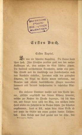 Basilla : Ein thüringischer Roman von Ernst von Wolzogen
