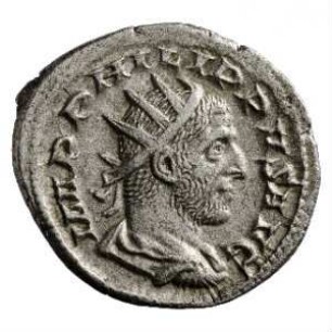 Münze, Antoninian, 248 n. Chr.