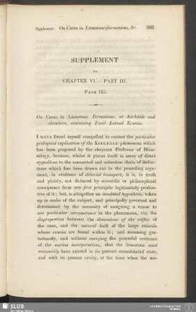 Supplement to chapter VI. - Part III. Page 123