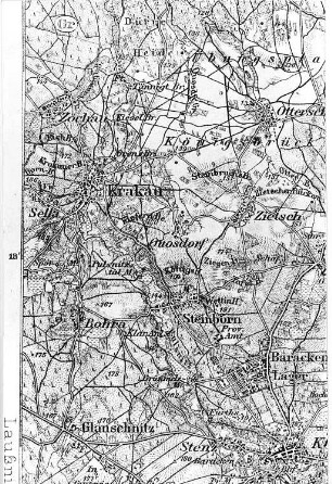 Krakau. Reichskarte, Maßstab 1:100.000, Einheitskarte Nr. ?