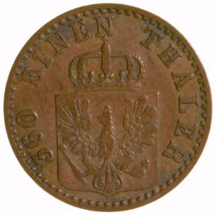 Münze, Pfennig, 1860