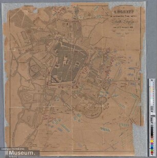 Angriff der Verbündeten Armee auf die Stadt Leipzig am 19. October 1813