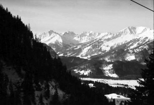 Oberstdorf: Nebelhorn; Auffahrt von Oberstdorf mit Panorama