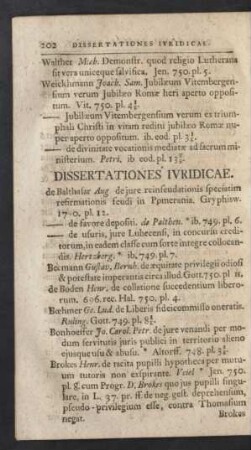 Dissertationes Iuridicae