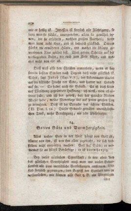 14. Gottes Güte und Barmherzigkeit