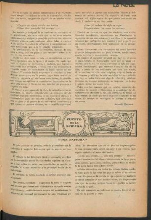 Cuento de la semana : "Una captura"