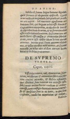 De Supremo Ventre.