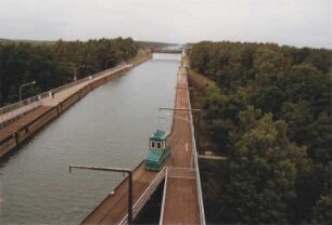 Oberwasser und Vorhafen Schiffshebewerk Niederfinow