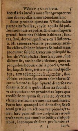 De Westphalorum sive antiquorum Saxonum situ moribus, virtutibus, et laudibus