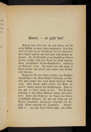 9-16, Hurra - es geht los!