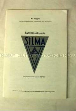 Systemurkunde "SILMA"