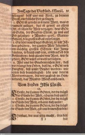 Vom Leyden Jesu Christi.