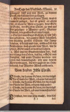 Vom Leyden Jesu Christi.