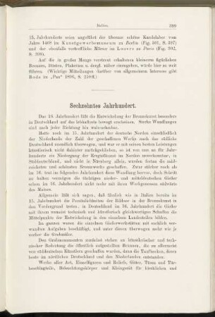Sechzehntes Jahrhundert.