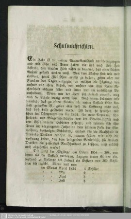 Nachrichten über die Annen-Realschule