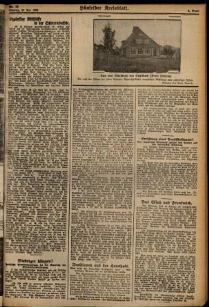 Zweite Ausgabe vom Dienstag, den 22. Januar 1929.