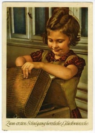 Zum ersten Schulgang herzliche Glückwünsche