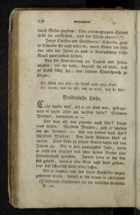 Brüderliche Liebe.