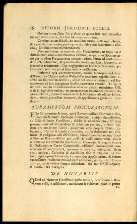 Iuramentum Procuratorum.